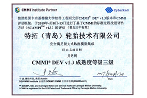 CMMI3级证书